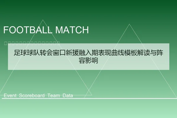 足球球队转会窗口新援融入期表现曲线模板解读与阵容影响